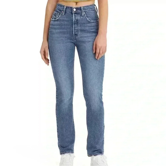 LEVIS 501 WOMENS JEANS SIZE 25 - Picture 1 of 11